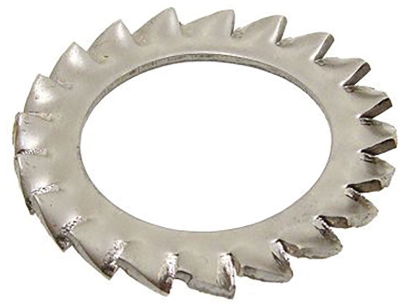 Rondelle acier à denture extérieure <br><span>Pour vis M10</span>