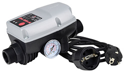 Régulateur de pression avec pressostat pour protéger une pompe de puits contre la marche à sec