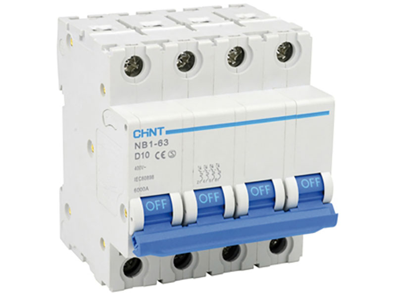 Disjoncteur modulaire 4 pôles <br><span>Courbe D - 400v - 16 A - 6 kA</span>