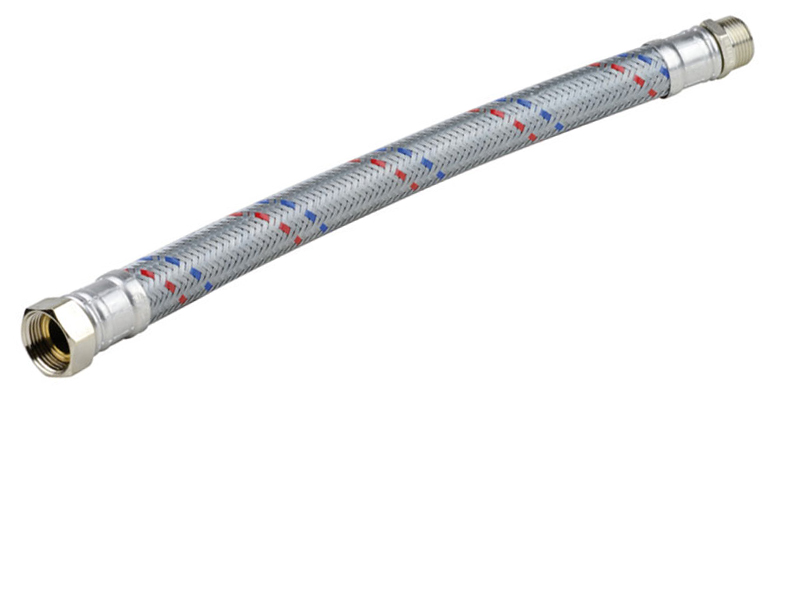 Flexible Galva droit - Long. 600 mm <br><span>Raccords MF ¾''</span>
