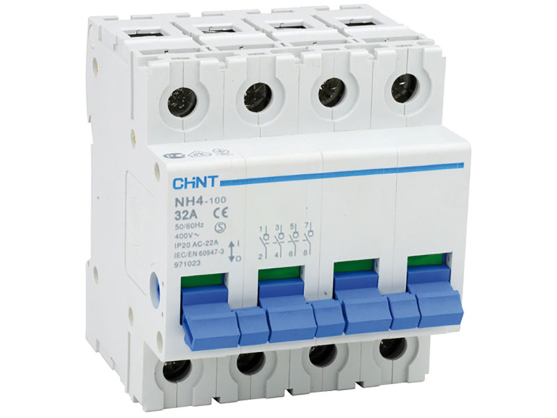 Interrupteur modulaire sectionnaire <br><span>4 pôles 63 A - 6 kA </span>