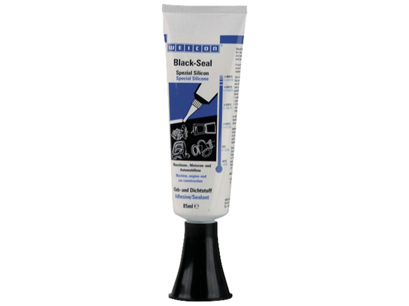 Joint silicone noir d'étanchéité en cartouche - Tube de 85 ml.