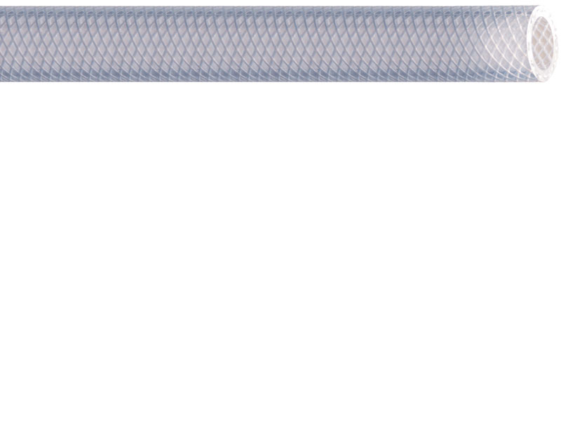 Tuyau PVC tresse polyester - Alimentaire <br><span>Hautes performances - Ø 8 mm - 50 m</span>