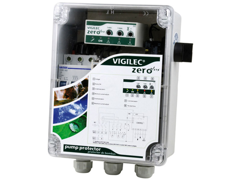 Coffret gestion pompe - Type T01M <br><span>Monophasé 230v</span>