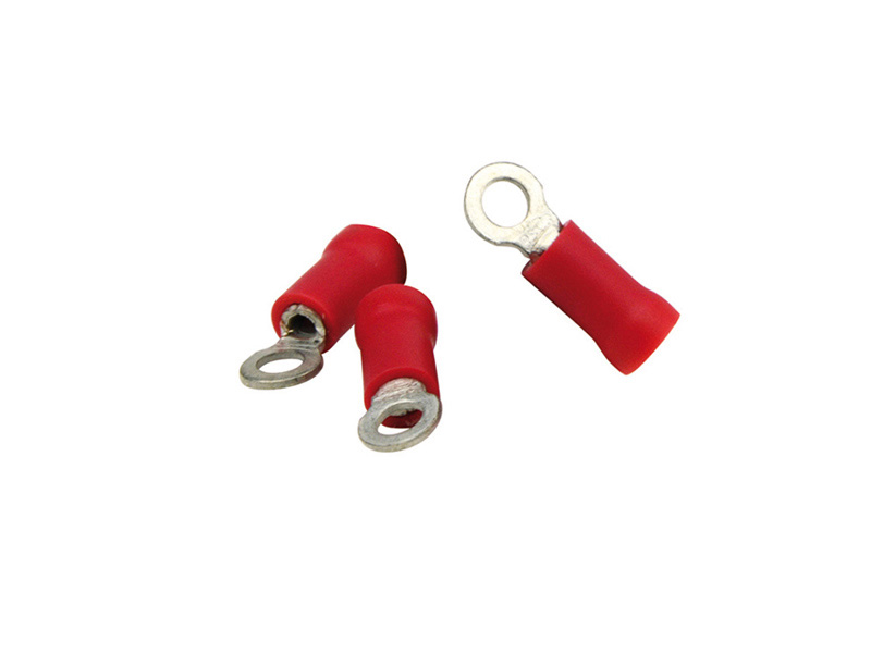 Cosse à sertir ronde rouge diamètre 4mm et 6mm