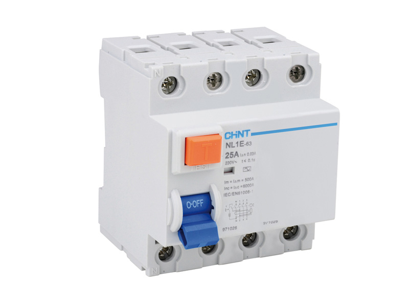 Interrupteur différentiel modulaire. <br><span>4 pôles 25 A - 30 mA - Type AC.</span>