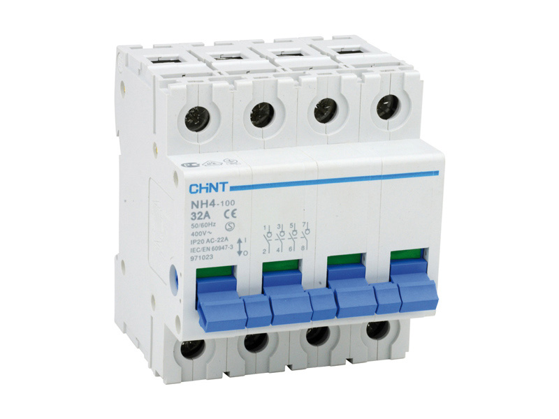 Interrupteur modulaire sectionnaire <br><span>4 pôles 32 A - 6 kA </span>