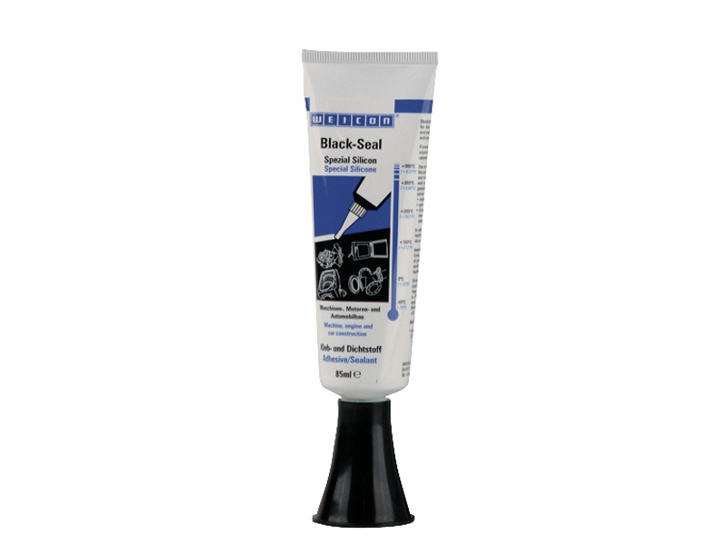 Joint silicone noir d'étanchéité en cartouche - Tube de 85 ml.